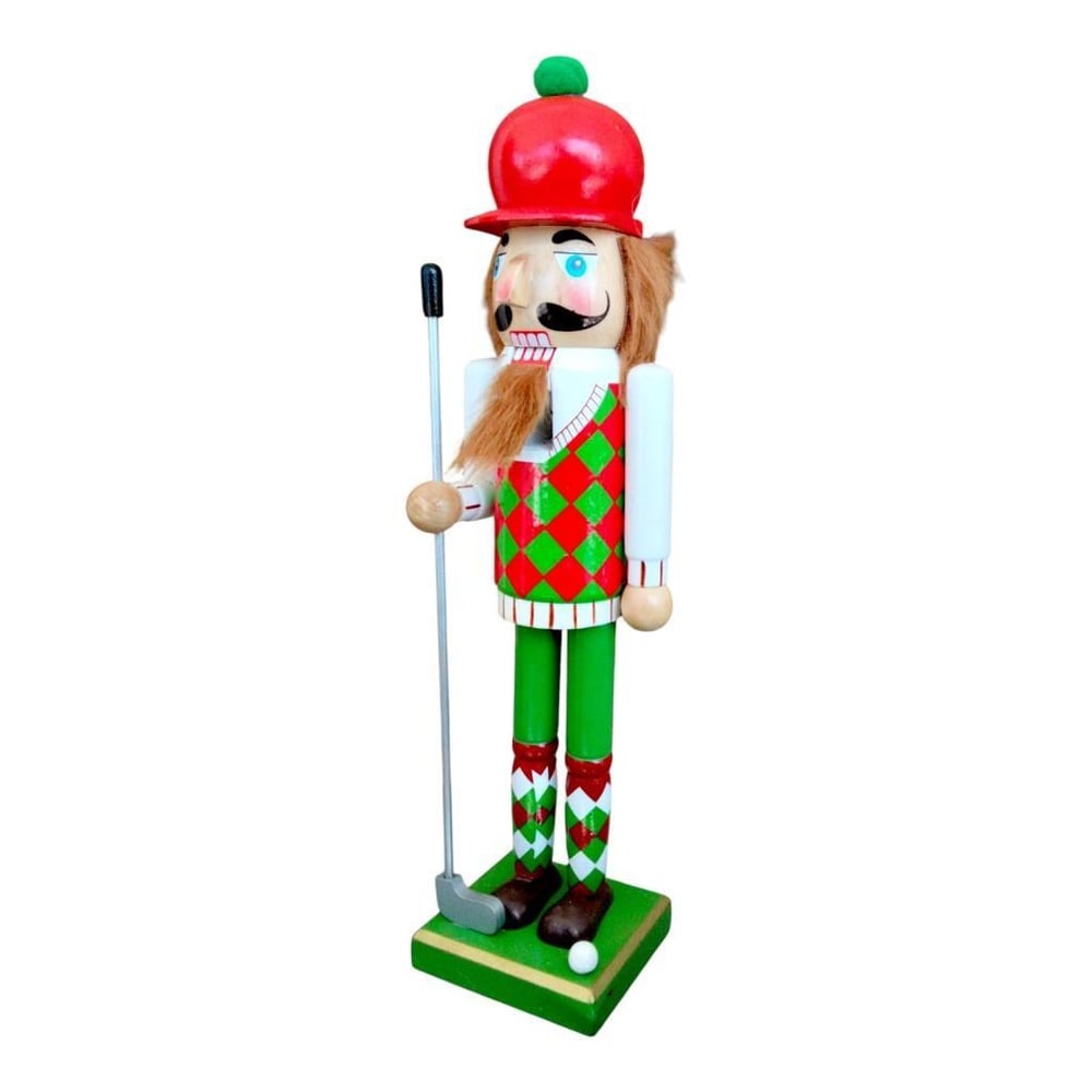 1 Adet 38cm Golf Ahşap  Kurşun Asker