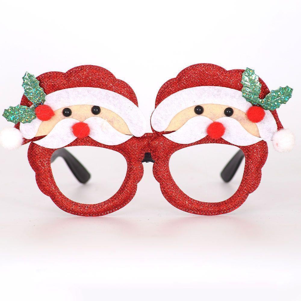 1 Adet Yılbaşı Gözlüğü Noel Babalı