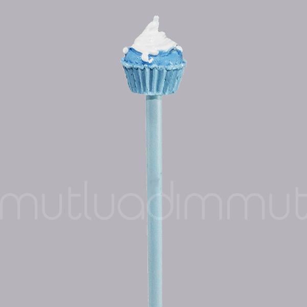 12 Adet Kremalı Cupcakeli Kurşun Kalem