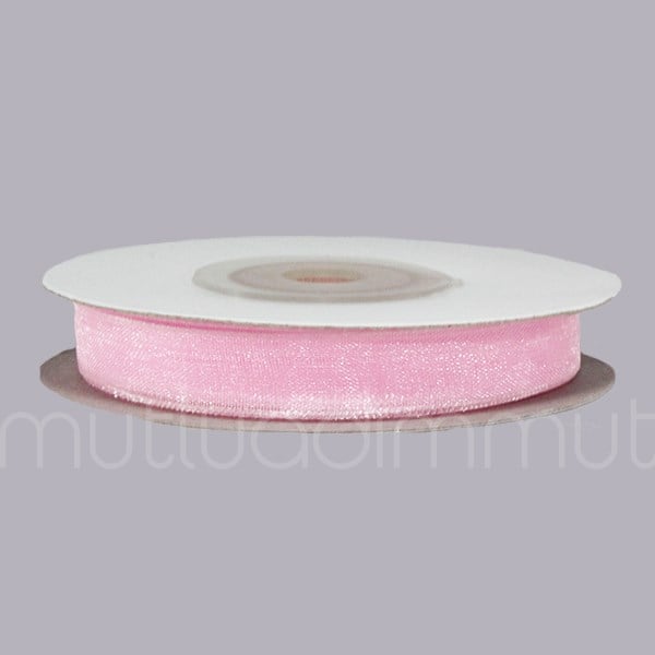 1cm X 22,5metre Düz Organze Kurdela
