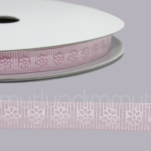1cm X 22metre Çiçek Desenli Grogren Kurdela