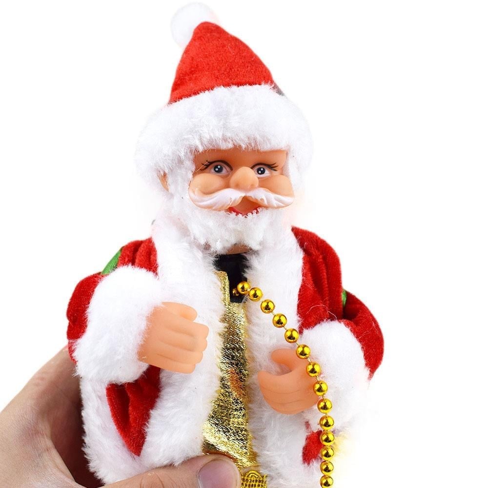 25cm İpe Tırmanan Noel Baba Hareketli Pilli