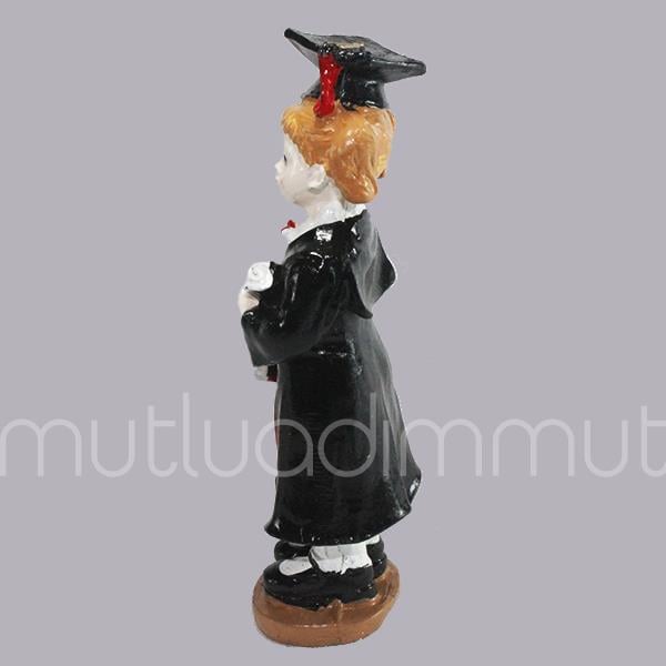 3 Adet 11cm Mezun Olmuş Kız Biblo