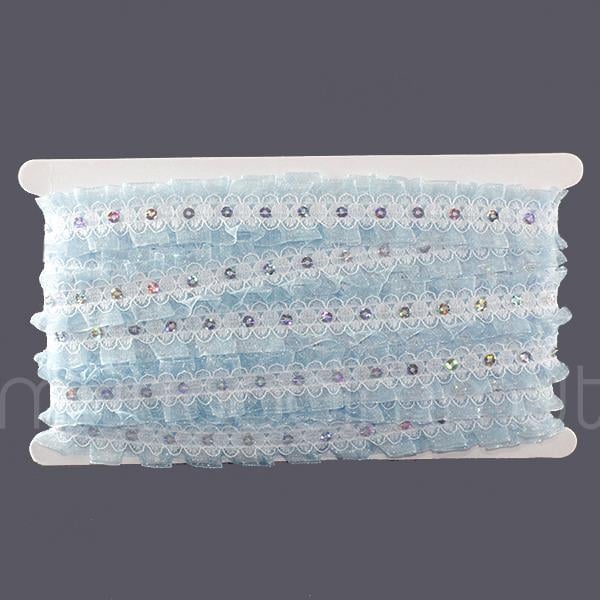 3cm X 9,1metre Pullu Dantel Kurdela