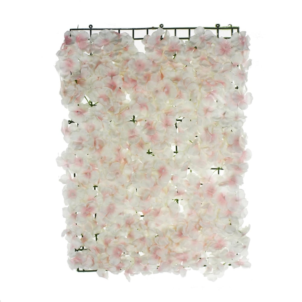 40x60cm Çiçek Panosu Panel (0,24m2) Ortanca Çiçekli