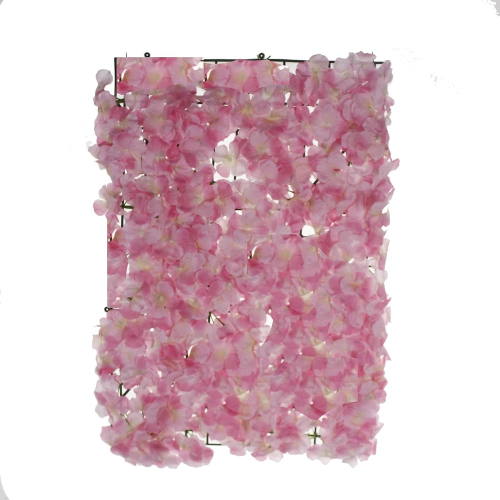40x60cm Çiçek Panosu Panel (0,24m2) Ortanca Çiçekli