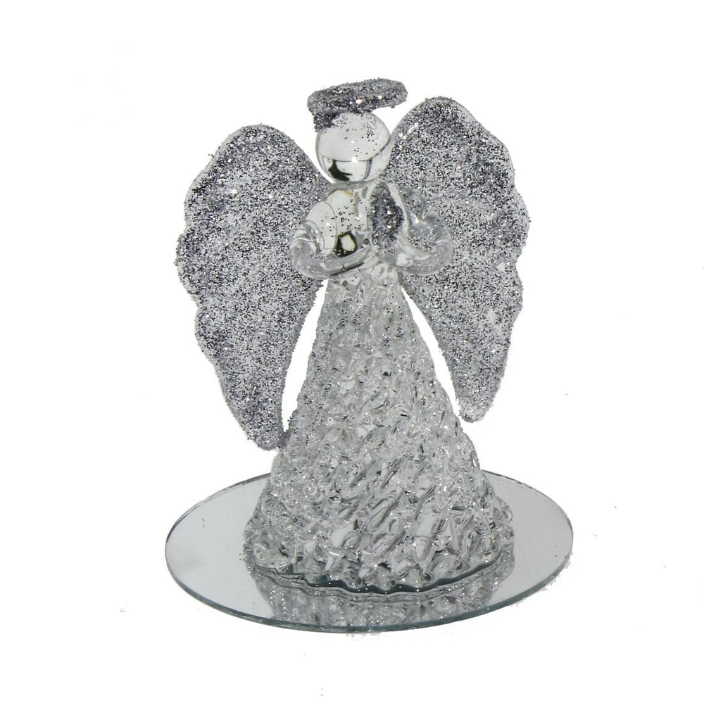 Kristal Cam Melek Biblo 6x7cm