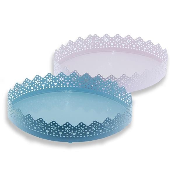 Oval Metal Tepsi 29x21cm