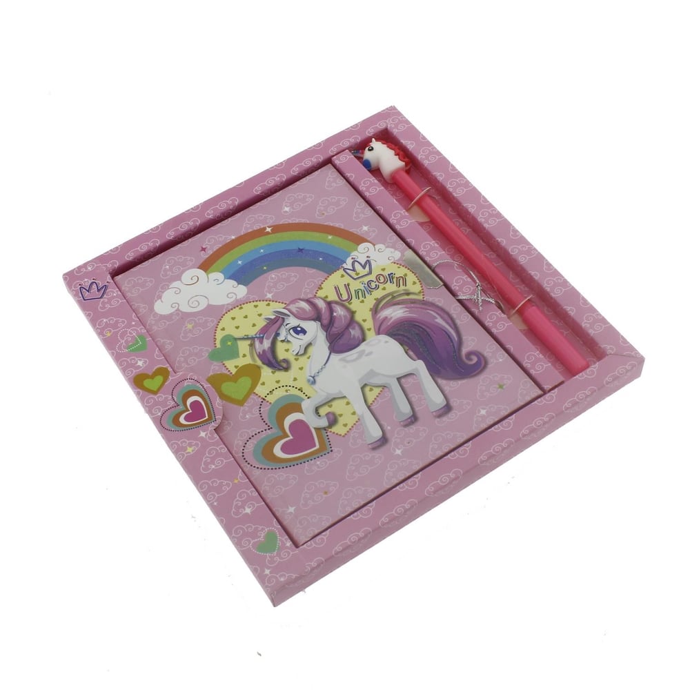 Unicorn At 13x18cm Anı Defteri ve Kalem Seti