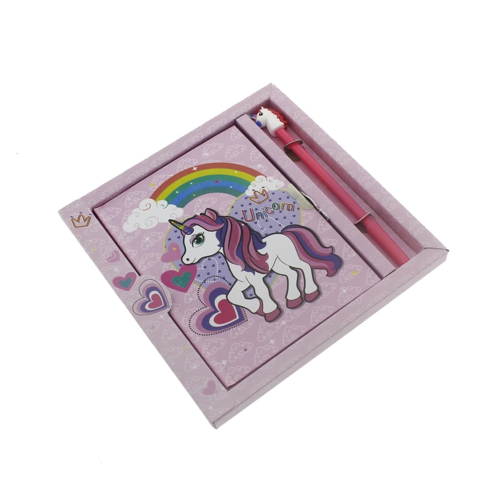 Unicorn At 13x18cm Anı Defteri ve Kalem Seti