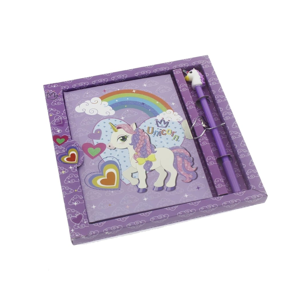 Unicorn At 13x18cm Anı Defteri ve Kalem Seti