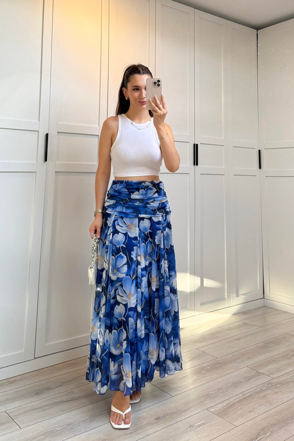 BLOOM ASTARLI ŞİFON ETEK