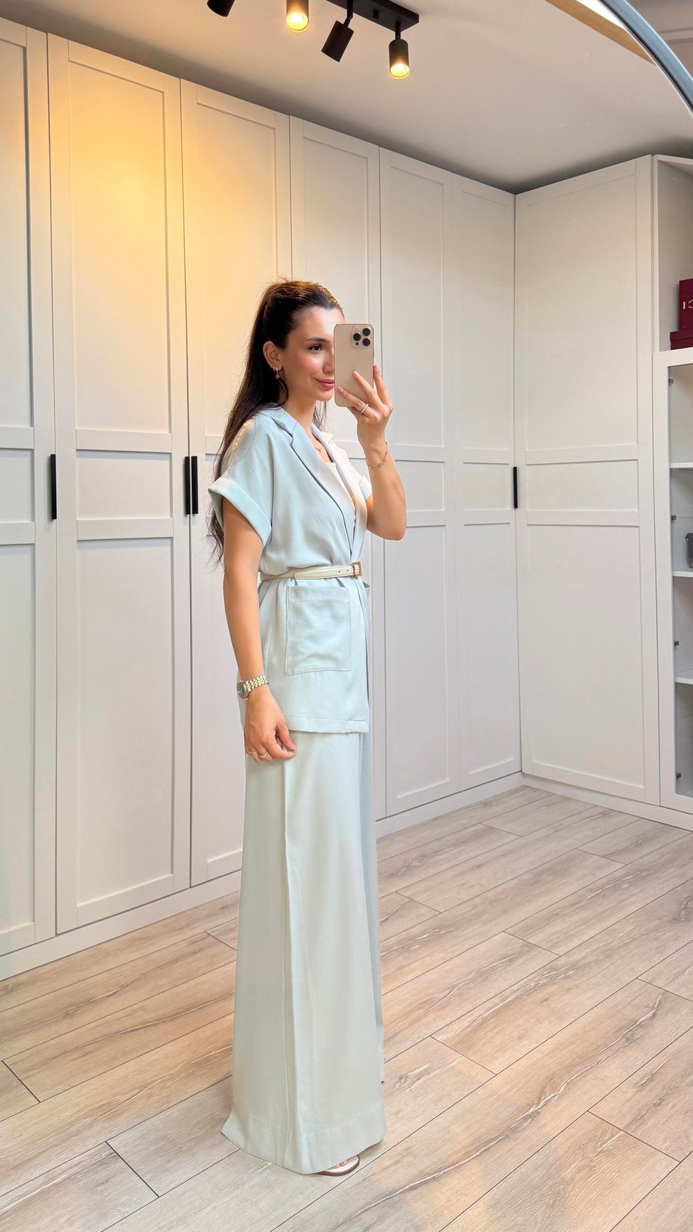 ELENOR CEKETLİ TAKIM - BEBE MAVİSİ
