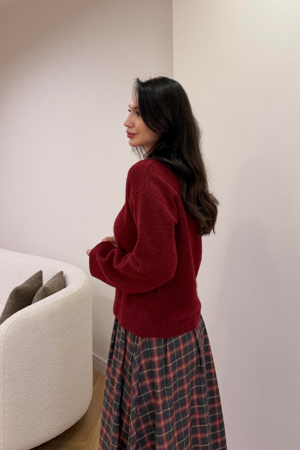 MONA TRİKO KAZAK - BORDO