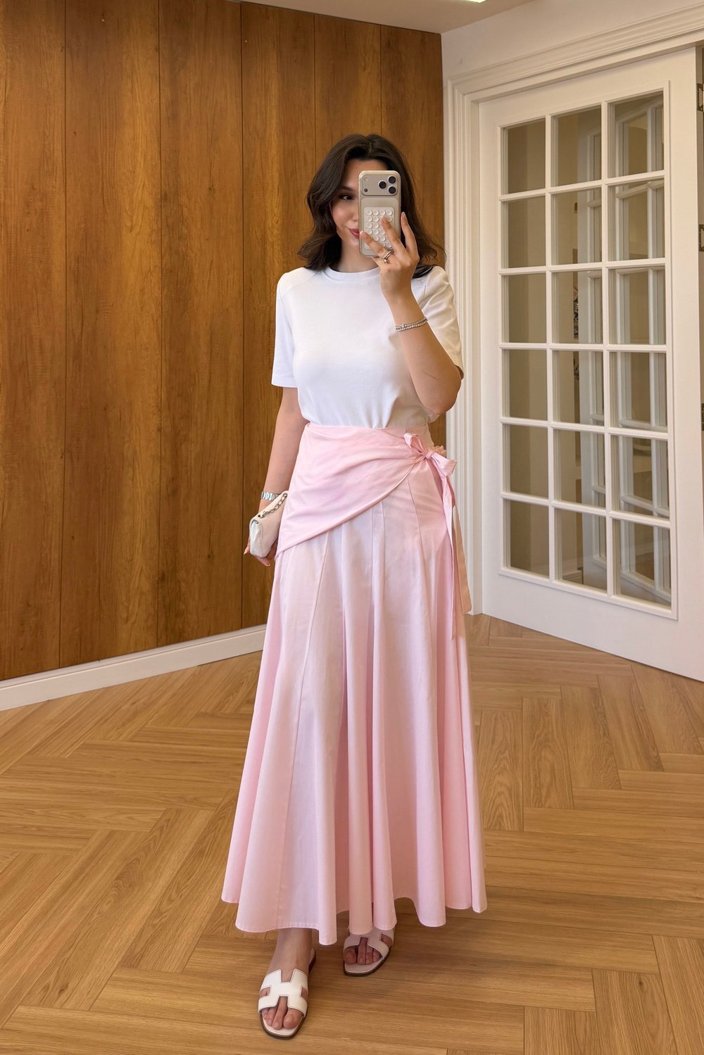 ŞAL DETAYLI MNGO ETEK - PEMBE