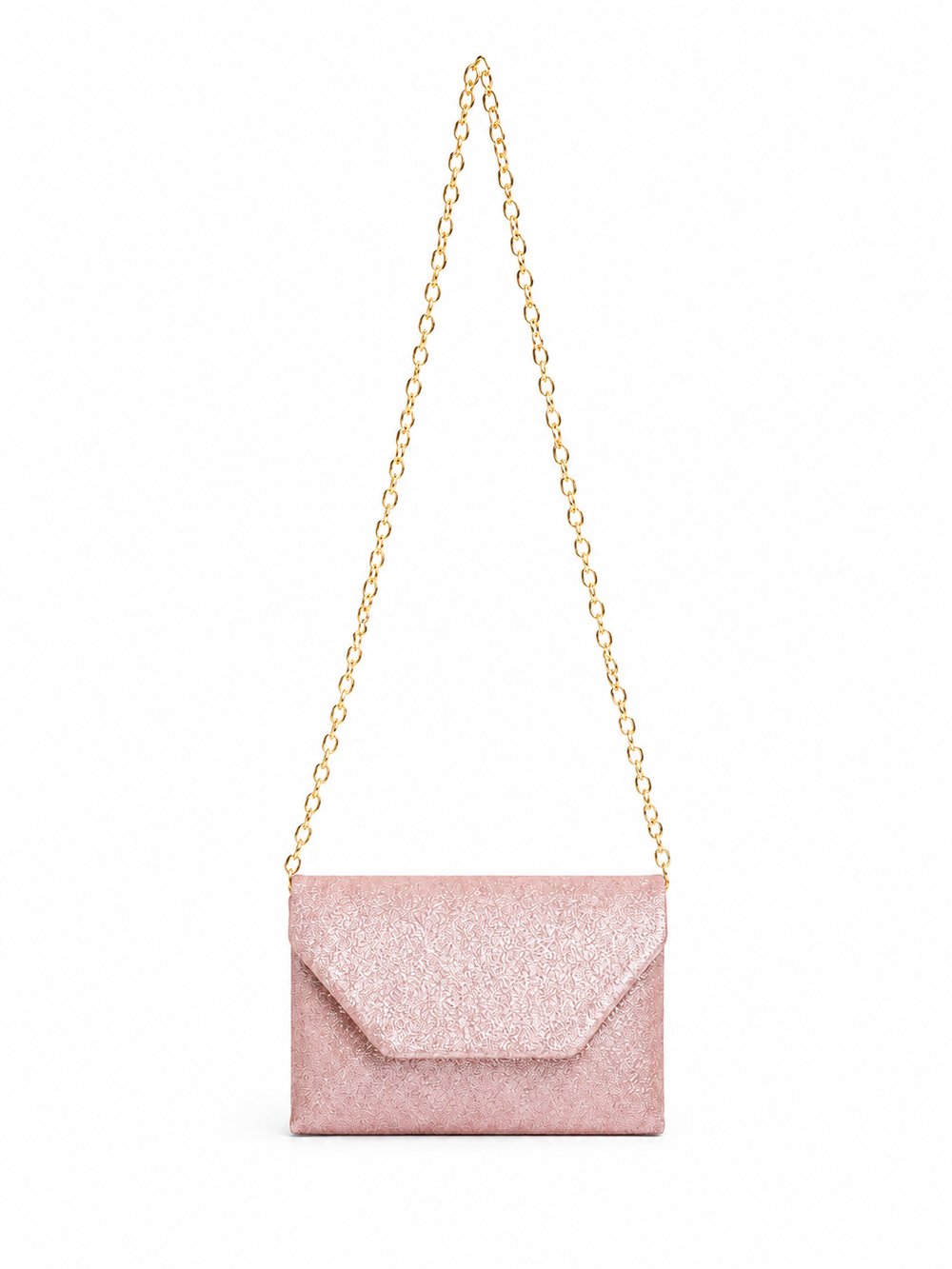 Blush Işıltılı Çapraz Çanta Pudra