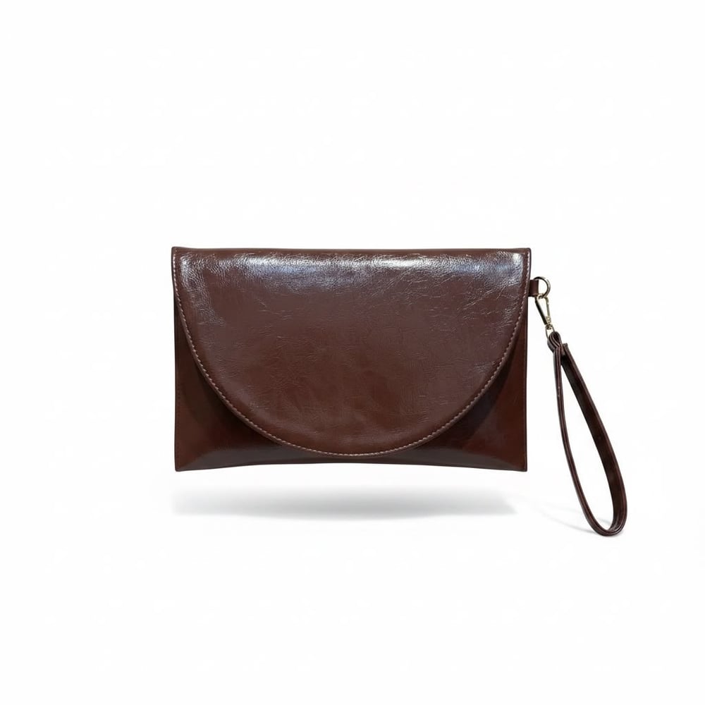 Muse Kadın Clutch Çanta Acı Kahve