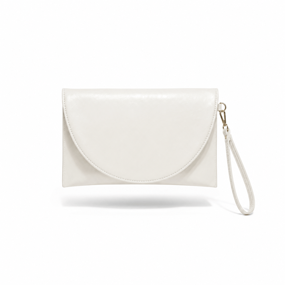 Muse Kadın Clutch Çanta Beyaz