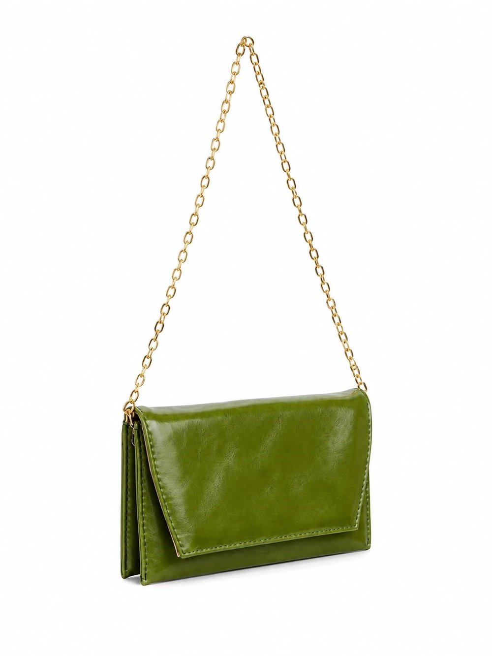 Rosso Zarf Model Zincir Askılı El ve Omuz Çanta Matcha