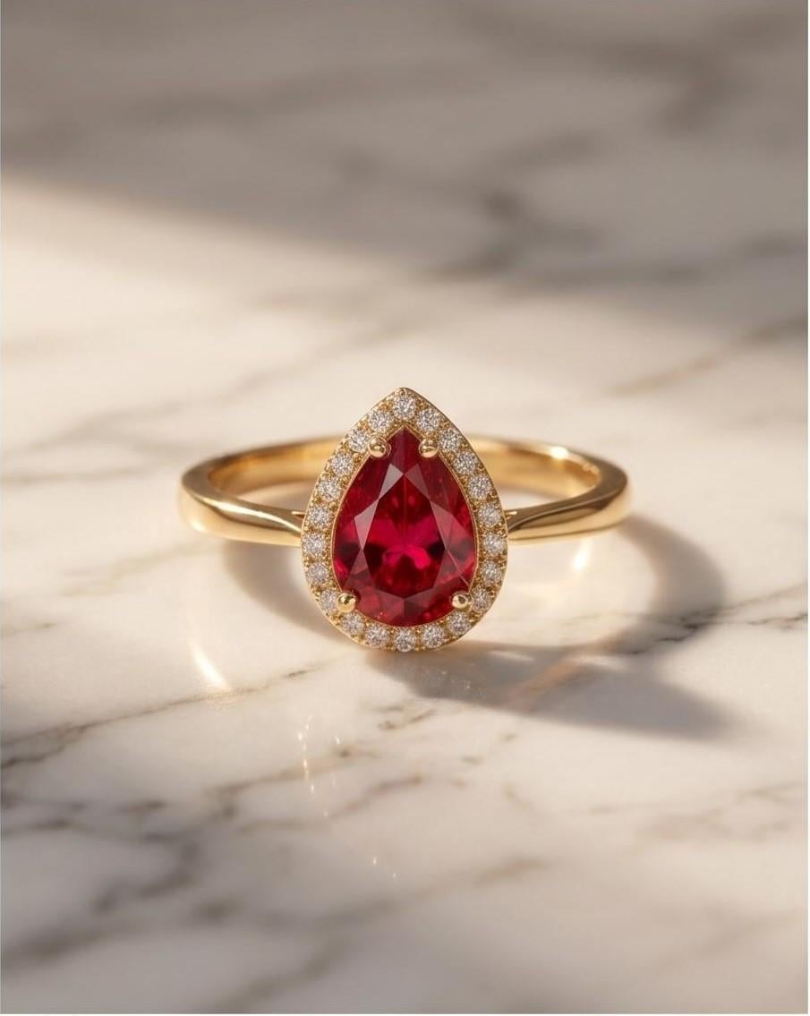 RUBY 14 AYAR ALTIN YÜZÜK