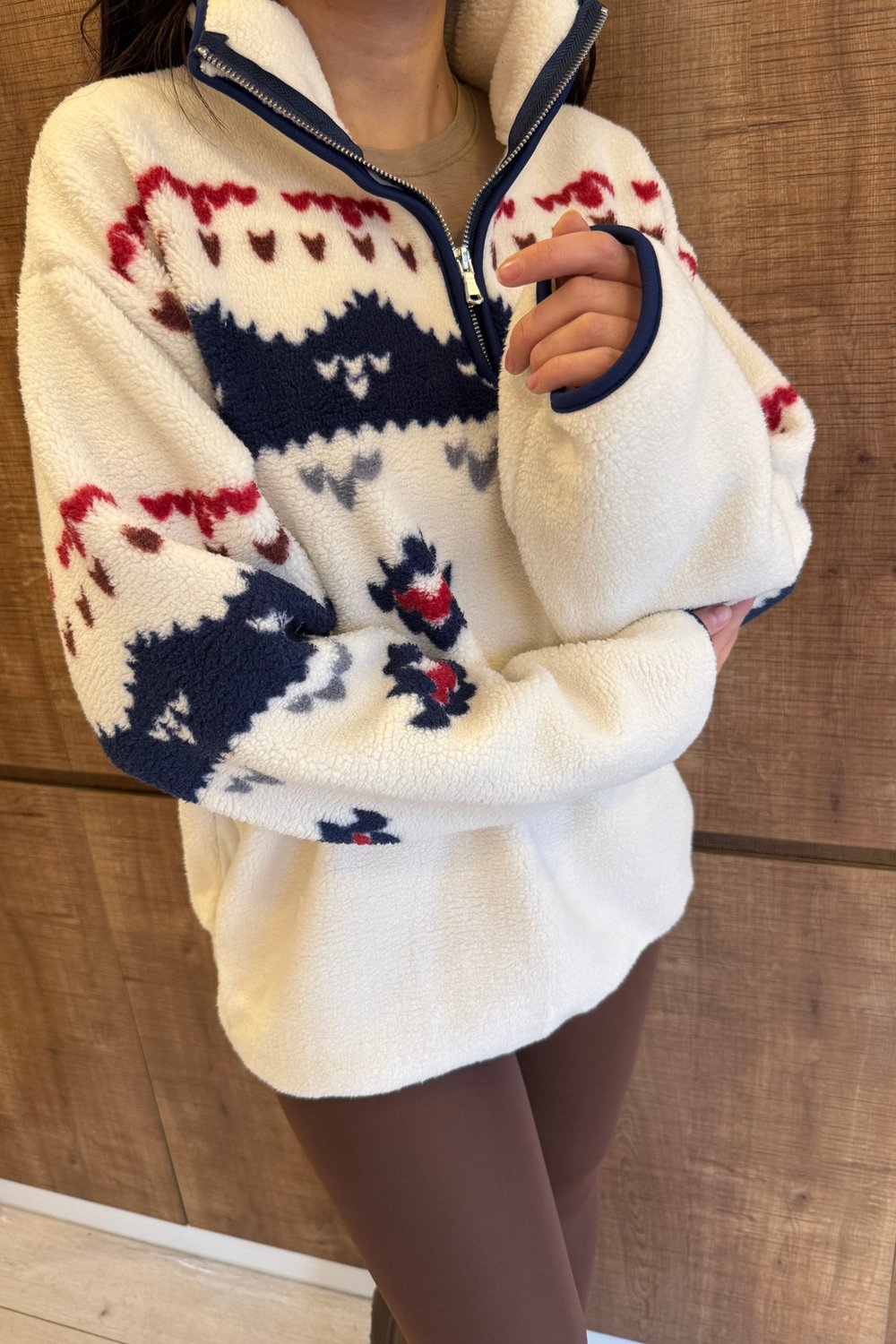 Marka model polar sweatshirt