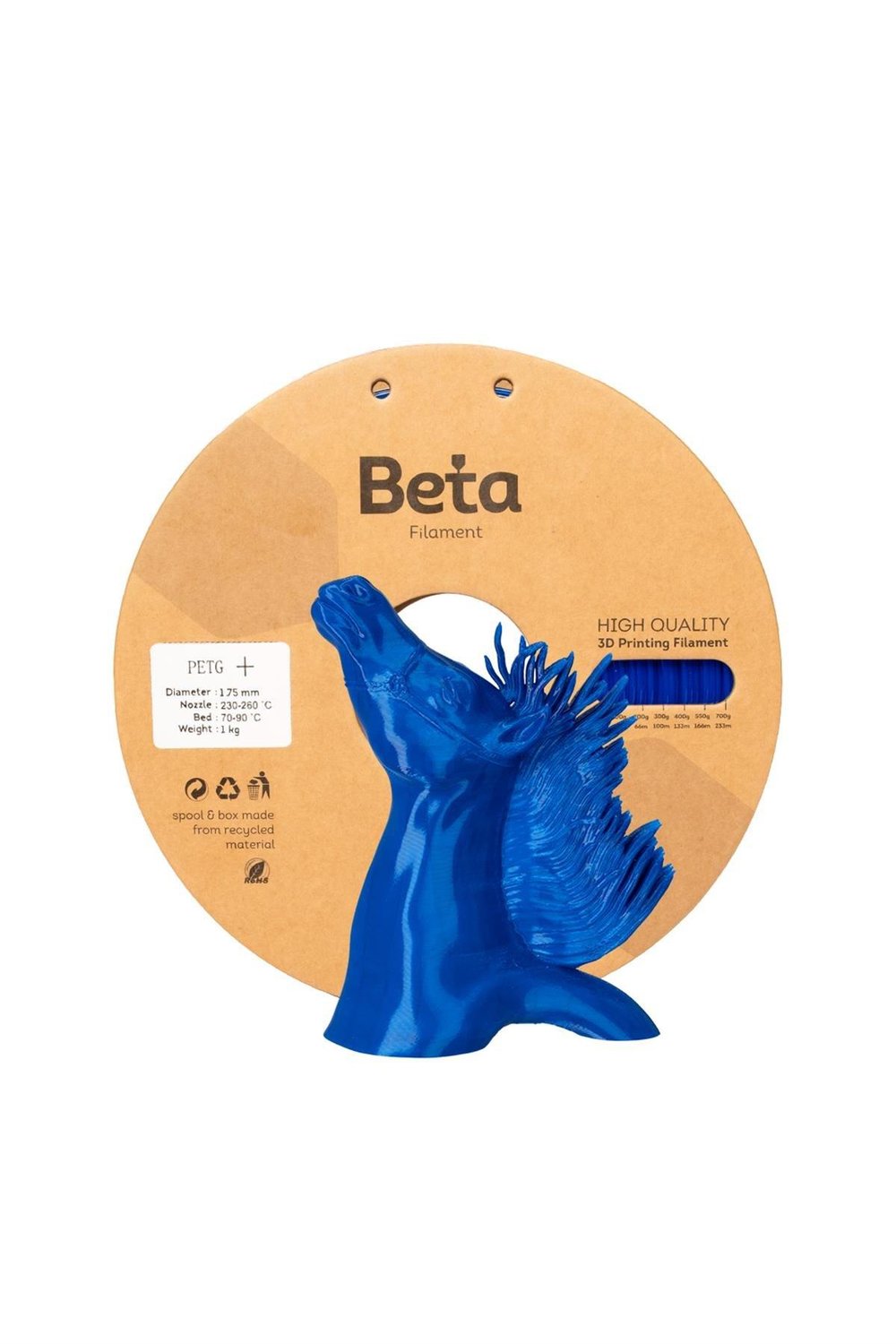Beta PETG+ Filament Dark Blue