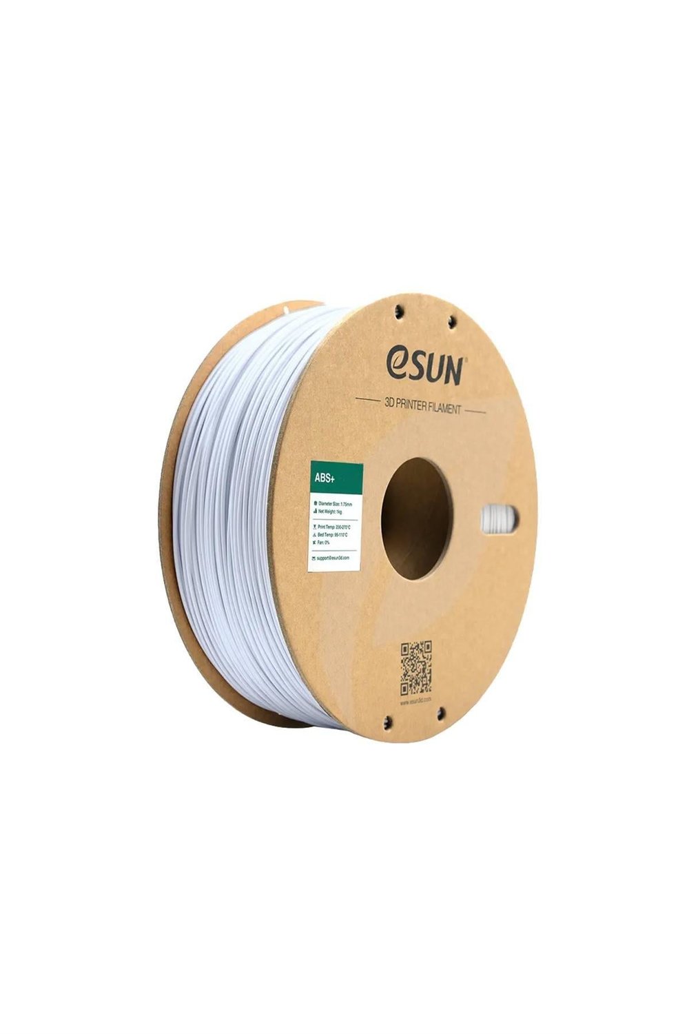 Esun ABS+ Filament Cold White