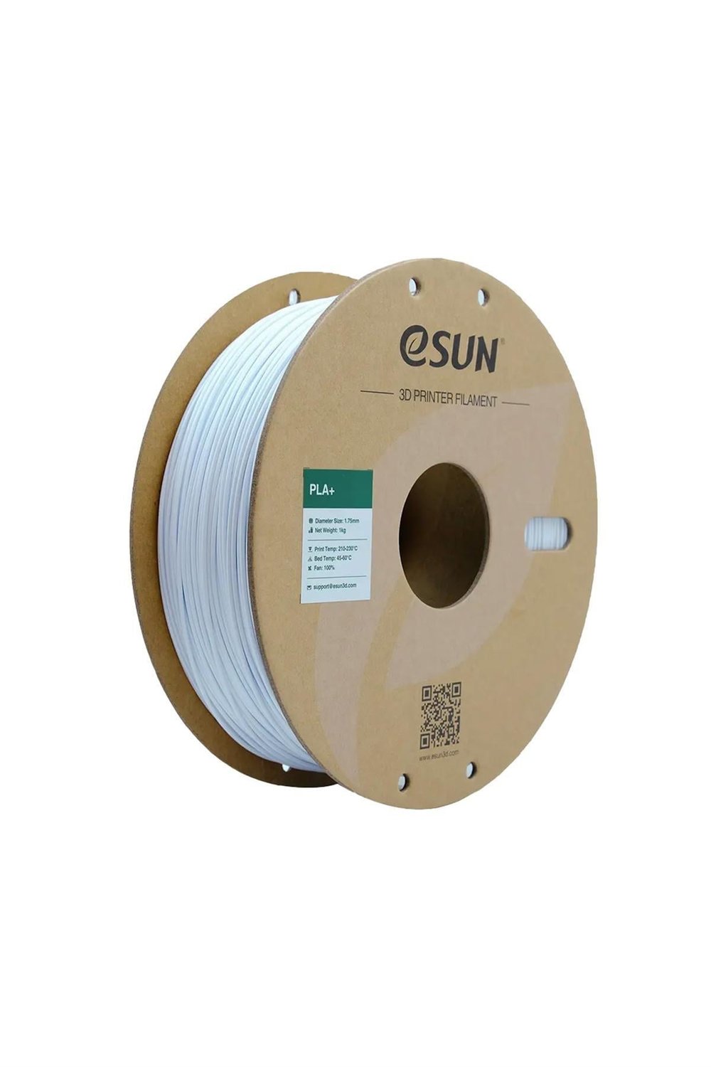 Esun PLA+ Filament Cold White 2.85mm