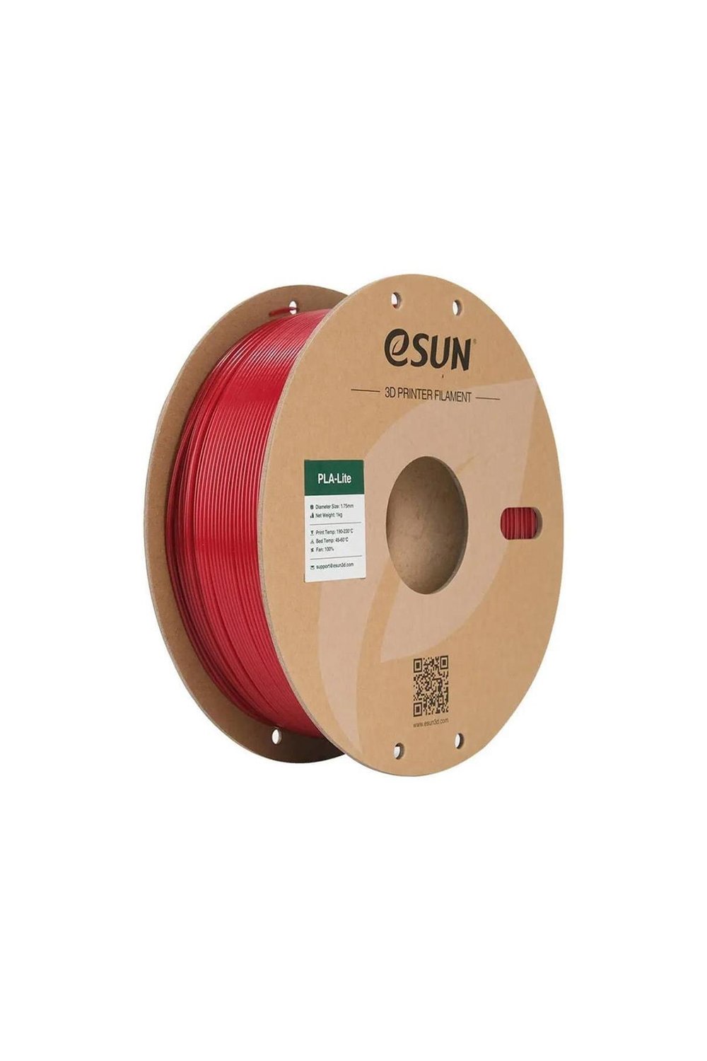 Esun PLA-Lite Filament Fire Engine Red