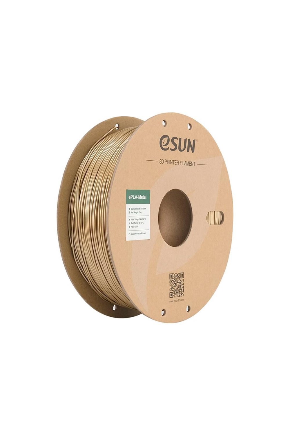 Esun PLA-Metal Filament Antique Brass