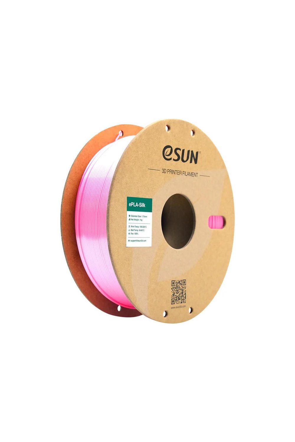Esun eSilk-PLA Filament Pink