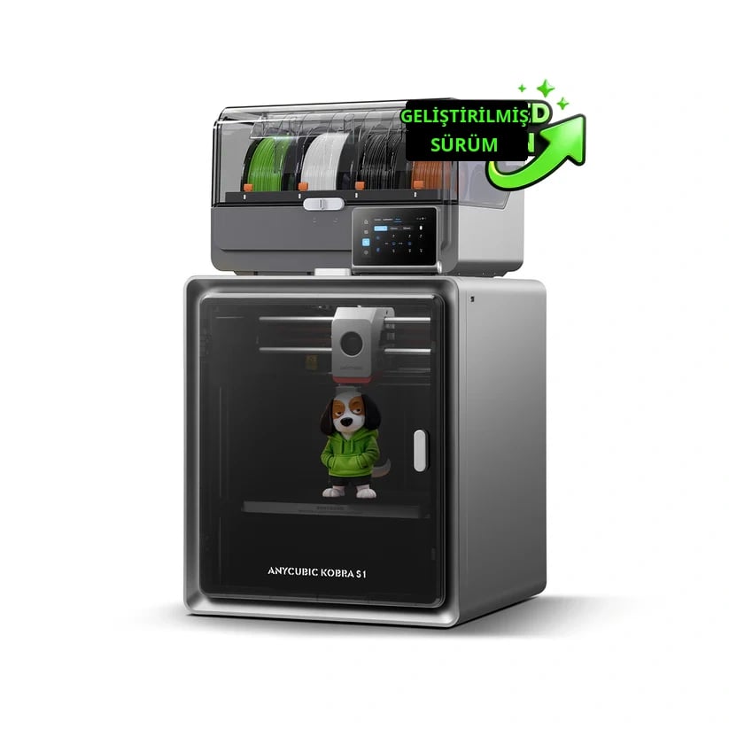 Anycubic Kobra S1 V2 Combo 3D Yazıcı