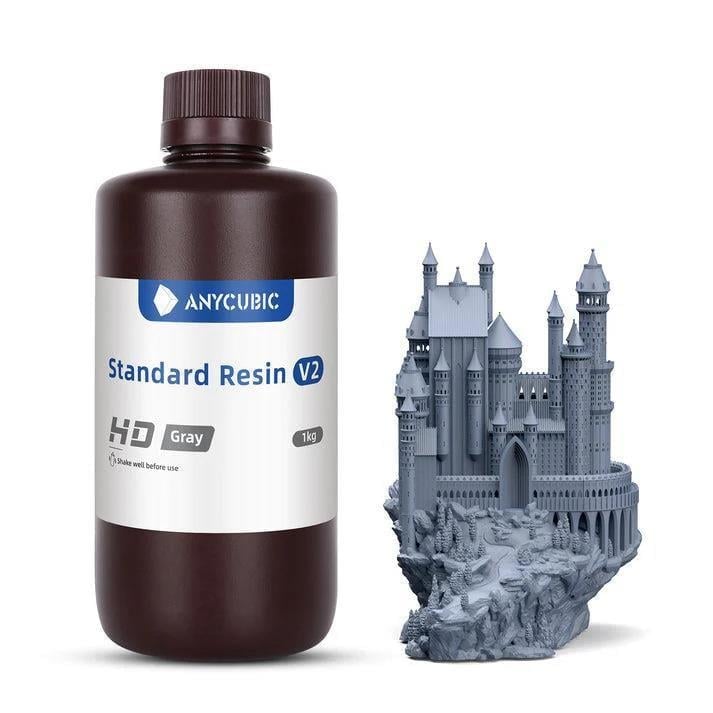 Anycubic Standard Resin V2-HD Gray (HD Gri)