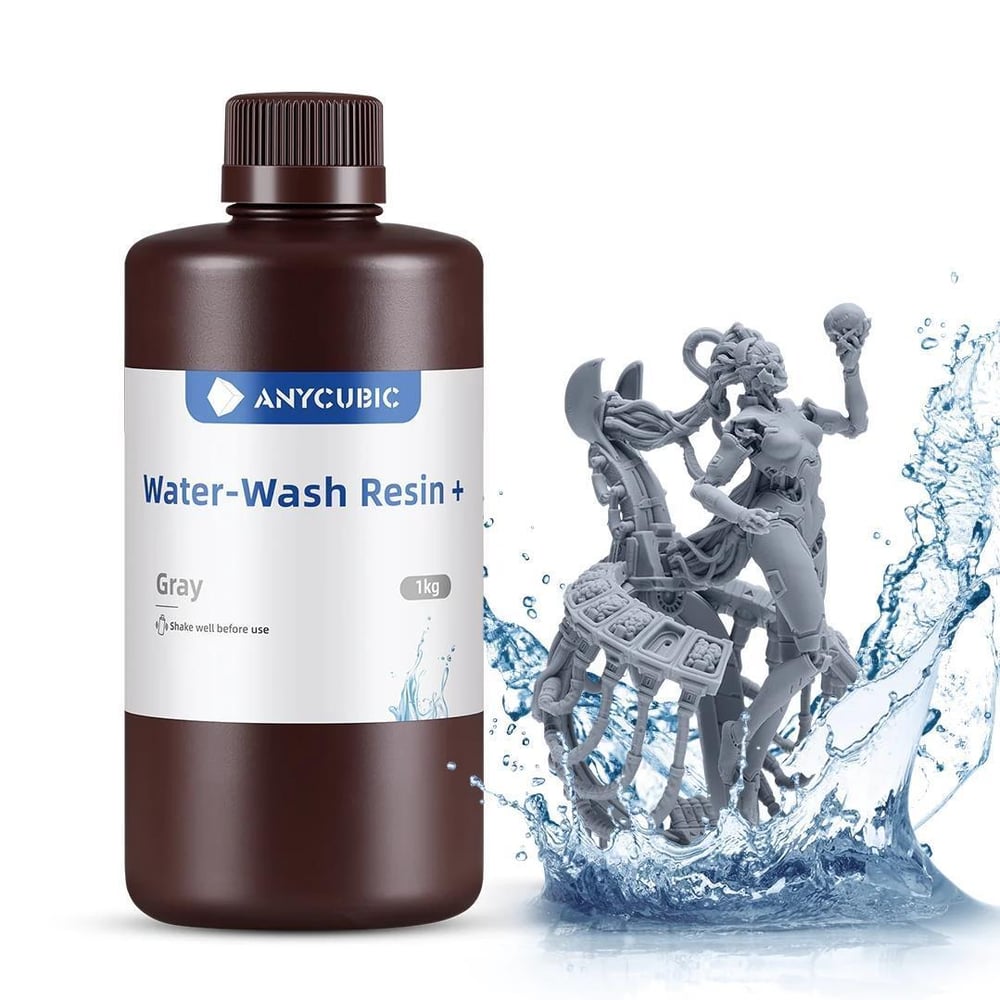 Anycubic Water Wash Resin+ -Gray (Gri) 1KG (20 adet)