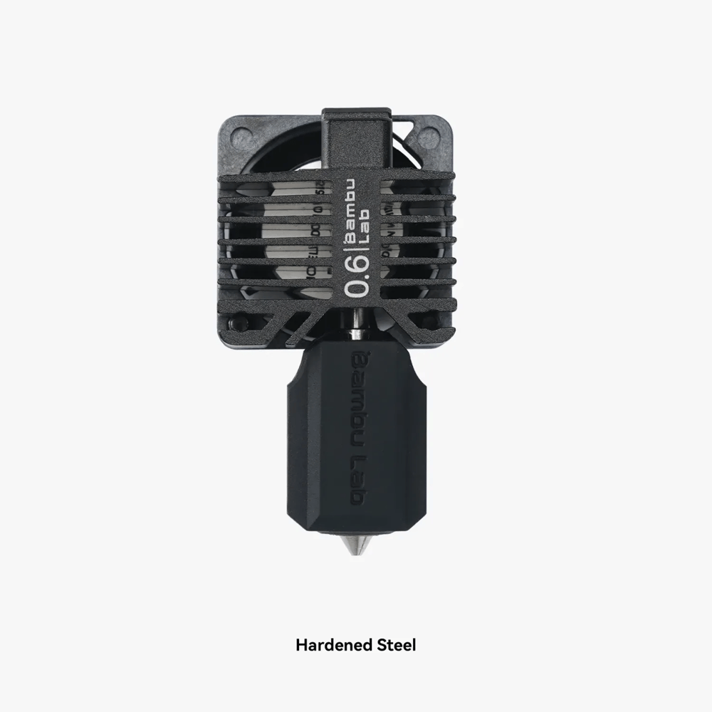 Bambu Lab Complete hotend assembly with hardened steel nozzle -0.6mm For: X1E