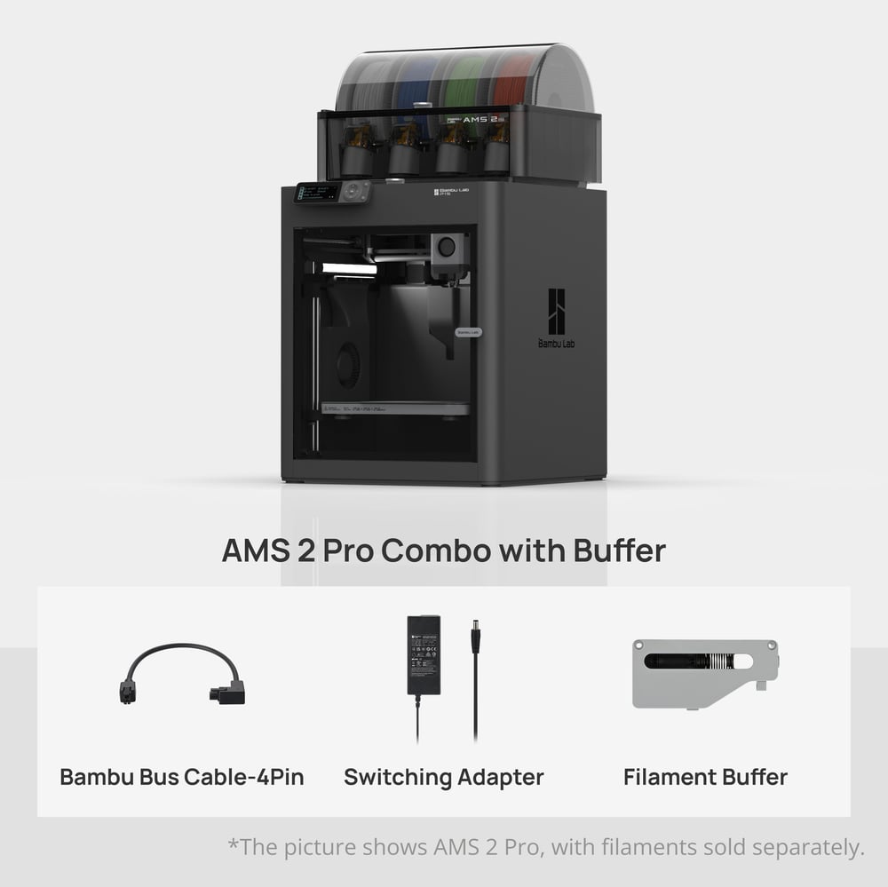 Bambu Lab P1S Combo AMS 2 Pro Bundle