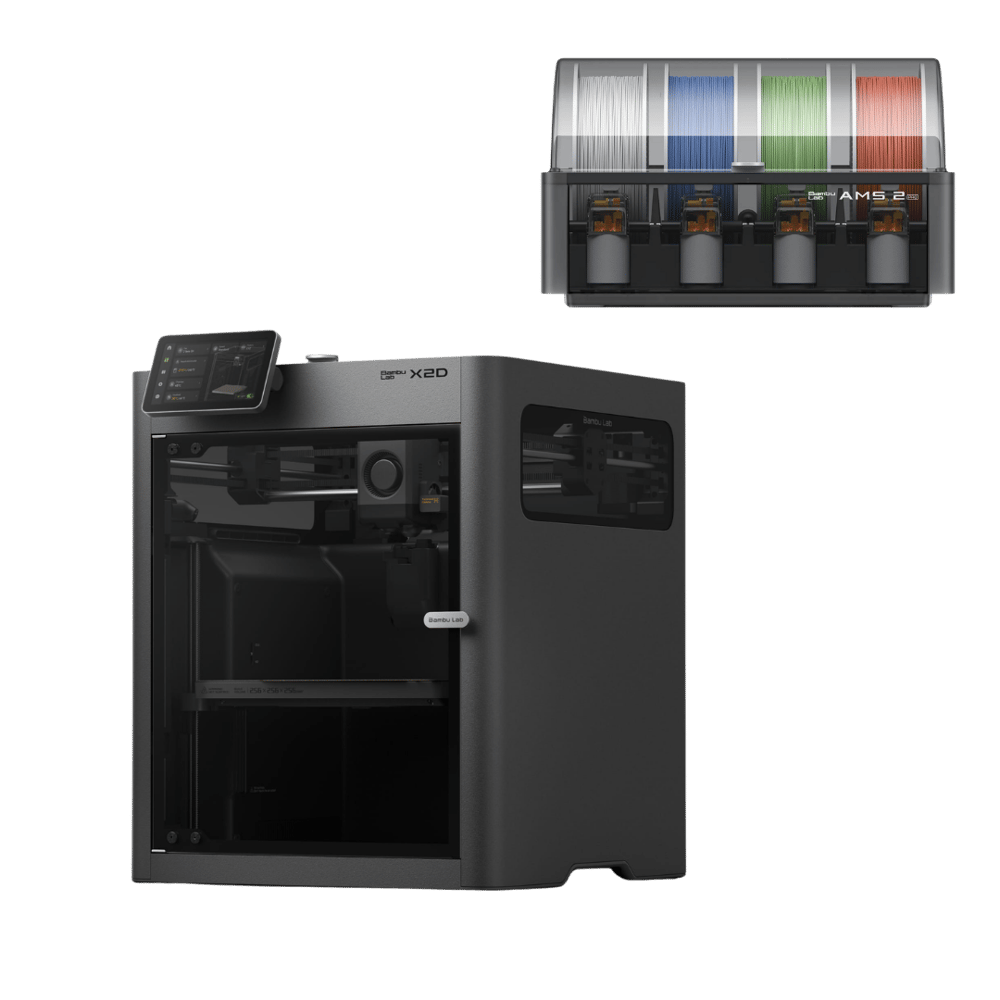 Bambu Lab X2D + AMS 2 Pro(Kutusuz) Combo Paket