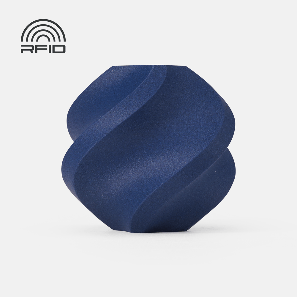 Bambu PETG CF Indigo Blue with Bambu Reusable(Yeniden Kullanılabilir Makara)