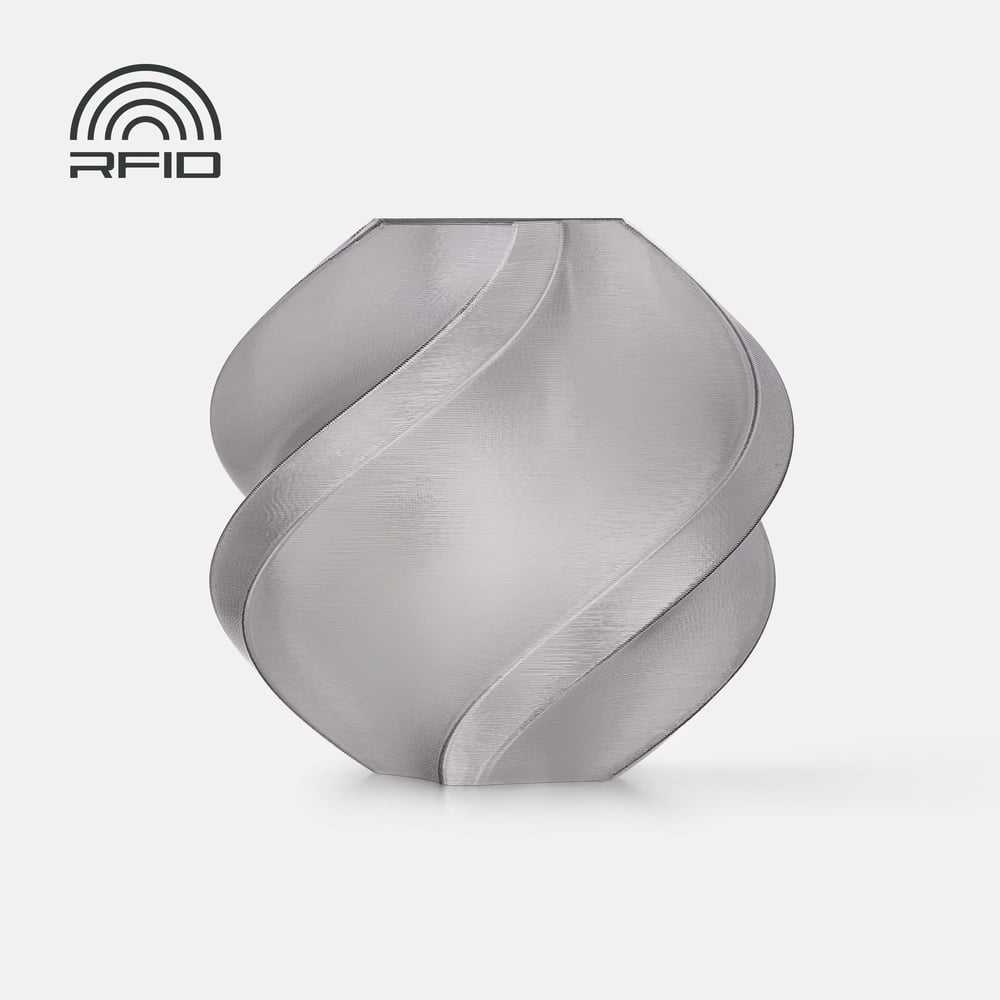 Bambu PETG Translucent Gray with Bambu Reusable(Yeniden Kullanılabilir Makara)