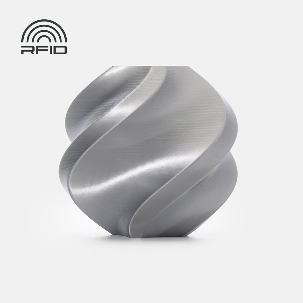 Bambu PLA Silk+ Silver