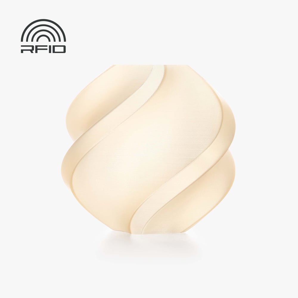 Bambu PLA Translucent Mellow Yellow with Bambu Reusable(Yeniden Kullanılabilir Makara)