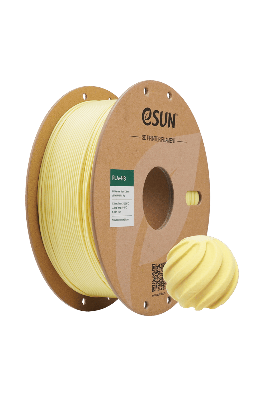 eSUN PLA+HS Badem Sarısı Filament