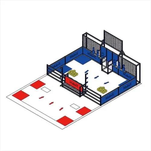 Makeblock 430 Parça mBot Etkinlik (Yarışma) Pisti 1 - Robotum Ne Kadar Yetenekli?