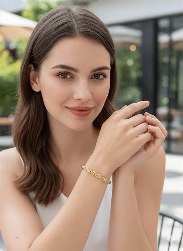 6mm Xuping Bileklik 14k (Gold) XP 00274