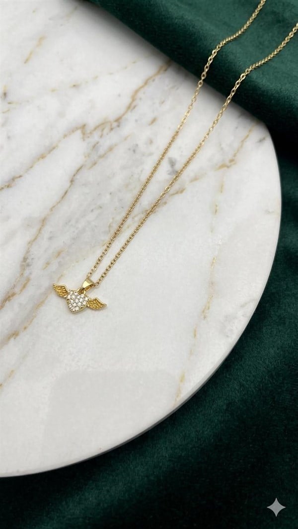 Çelik Kolye 45cm (Gold) 010876