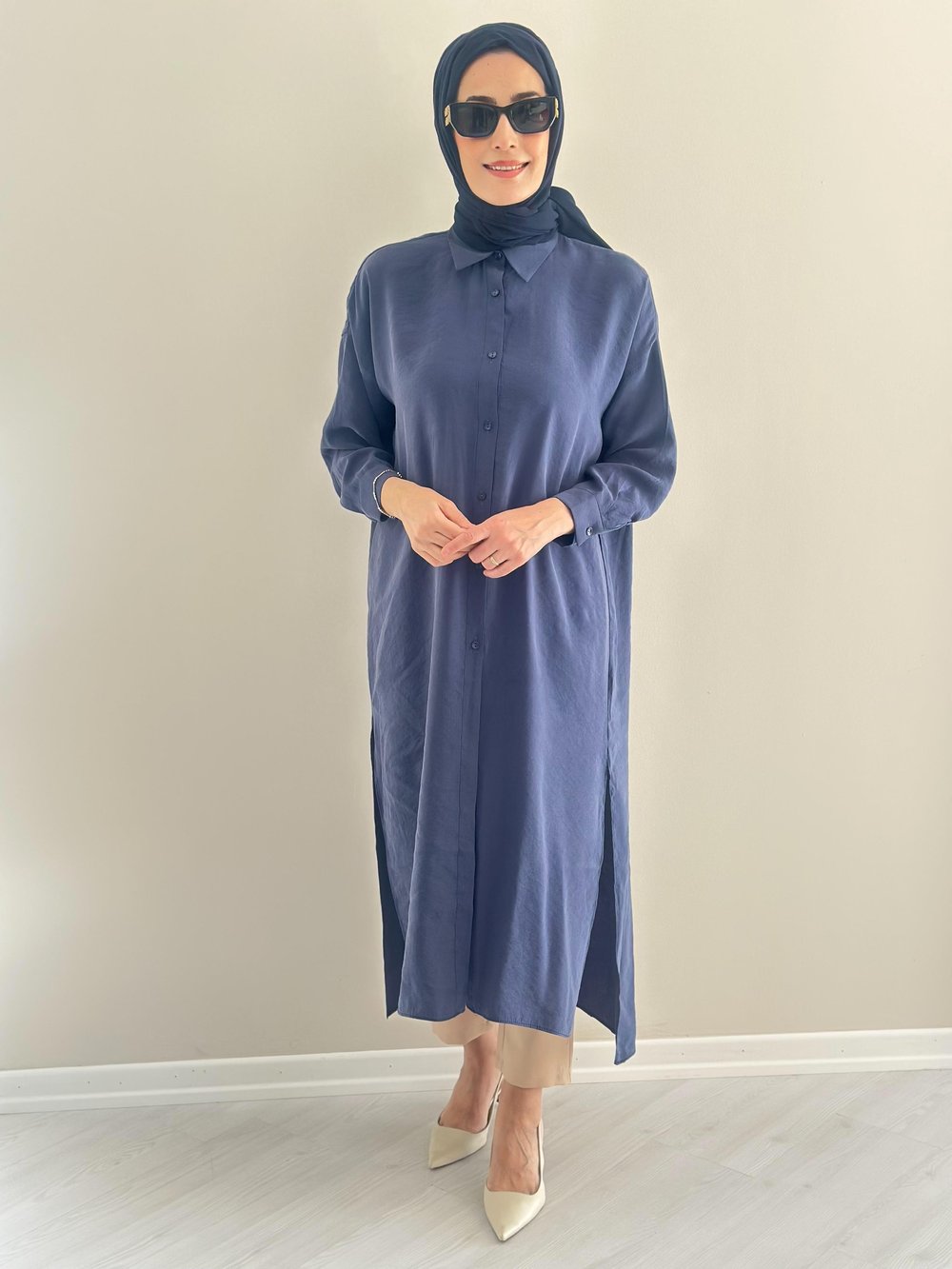 Rita  Gömlek İndigo