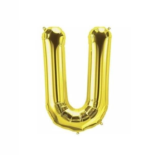 16 inç Folyo Balon16 inç Gold U Harfi Folyo Balon 