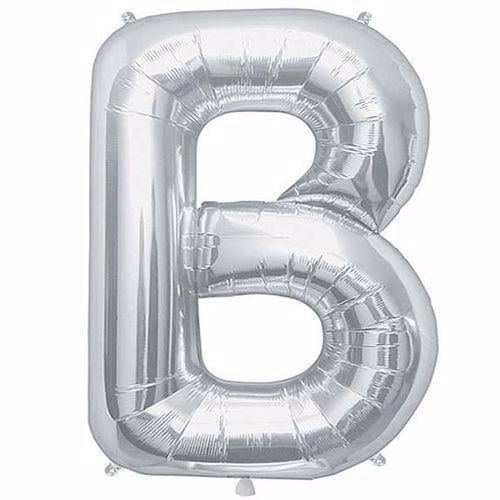 Folyo Balonlar40 İnç Gümüş Balon B