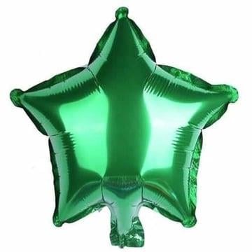 Folyo BalonlarYeşil Yıldız Folyo Balon 45cm 50'li