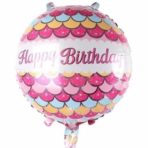 Karakterli BalonlarHappy Birthday Pembe Folyo Balon